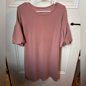 Alya oversized pink dress